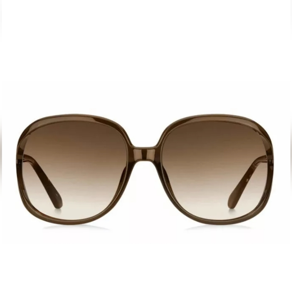 Kate Spade Mackenna Sunglasses Havana Brown Square Round Oversized - Picture 2 of 10